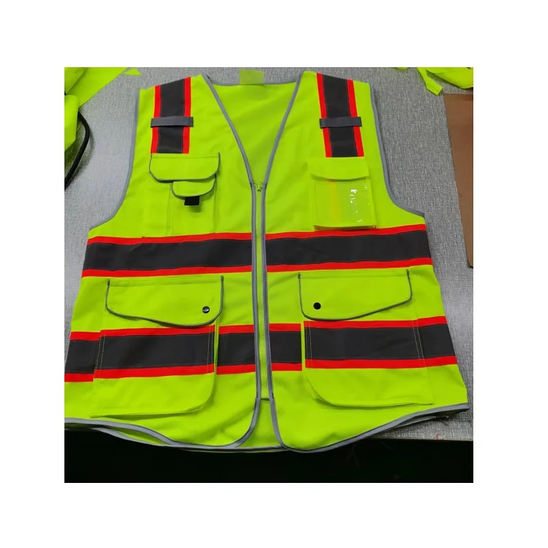 cycling uniform Horse riding safety vest cn reflective polyester clothing High visible low price factory custom reflect vests