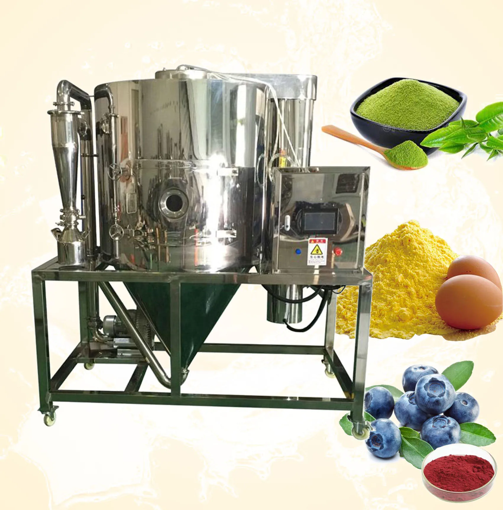 Аппарат для распыления яиц с керамическим порошком сушилка распылителем лабораторных