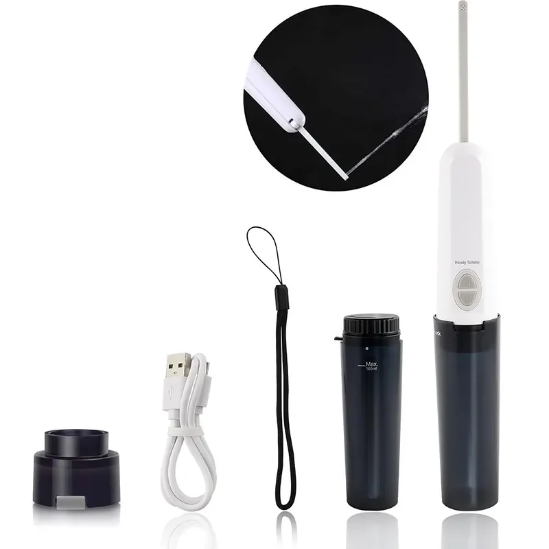 2024 Hottest Selling Rechargeable Portable Bidet Travel Bidet Bottle with USB Cable