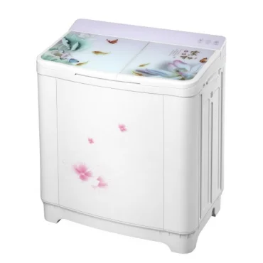 Hot selling  8.5kgs semi-auto double layers twin tub electric wash machine with dryer for dormitory or commercial laundry washer