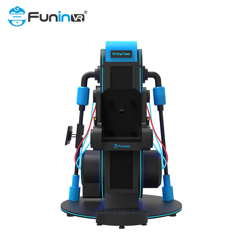 VR Drop Tower Amusement Vr Simulator Game Machine supplier 9D Roller Coaster Commercial Vr Game Simulator Game Equipment
