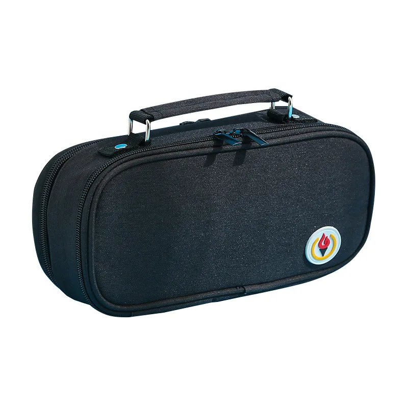 Wholesale Large Storage Promotion Pencil Case Bag 3 Compartments School Pencil Cases Pencil Pouch