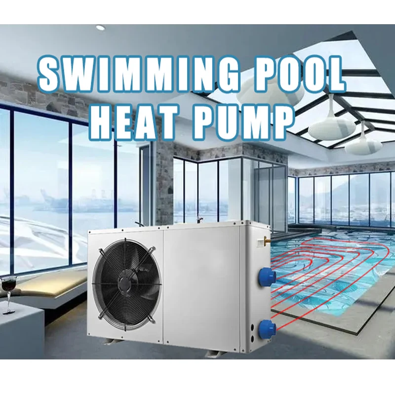 OEM/ODM 5-30kw Heating and Cooling Swimming Pool Air Source Water Heater Boiler 220V Air To Water Heat Pump Water Heater