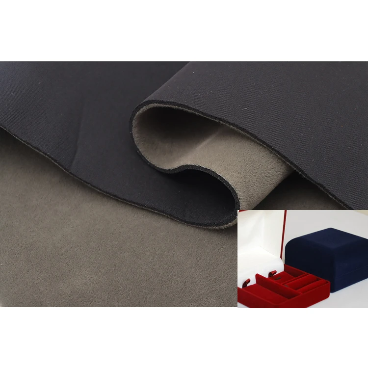 Best-Selling Manufacture Quality sponge flocking composite fabric neoprene fabric for clothing