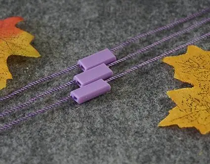 Custom embossed logo hang tag string hang tag string elastic elastic string with knot for hang tag
