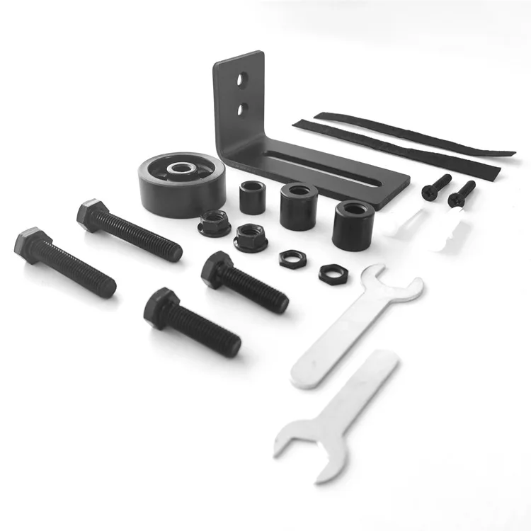 Sliding Barn Door Bottom Flat Floor Guide Stay Roller Adjustable Channel For Sliding Barn Door