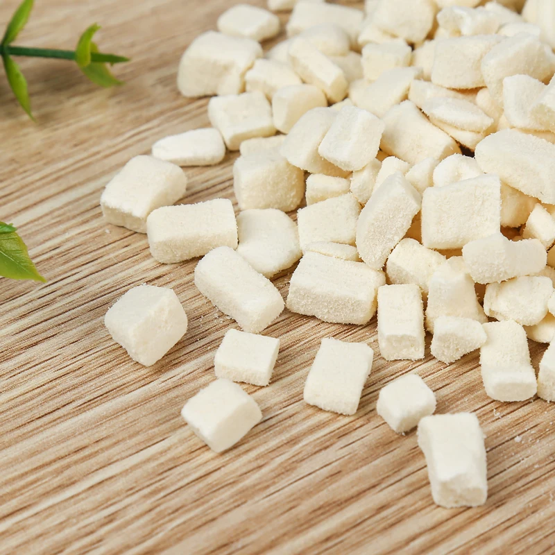 Natural Food Grade Freeze dried Freeze dried tofu Cubes Bean Curd