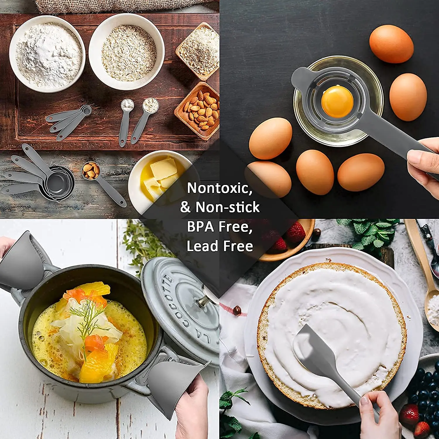 High Quality Kitchen Accessories Cooking Tools Bulk Stocked Luxurious Cooking Kitchen Utensils Set
