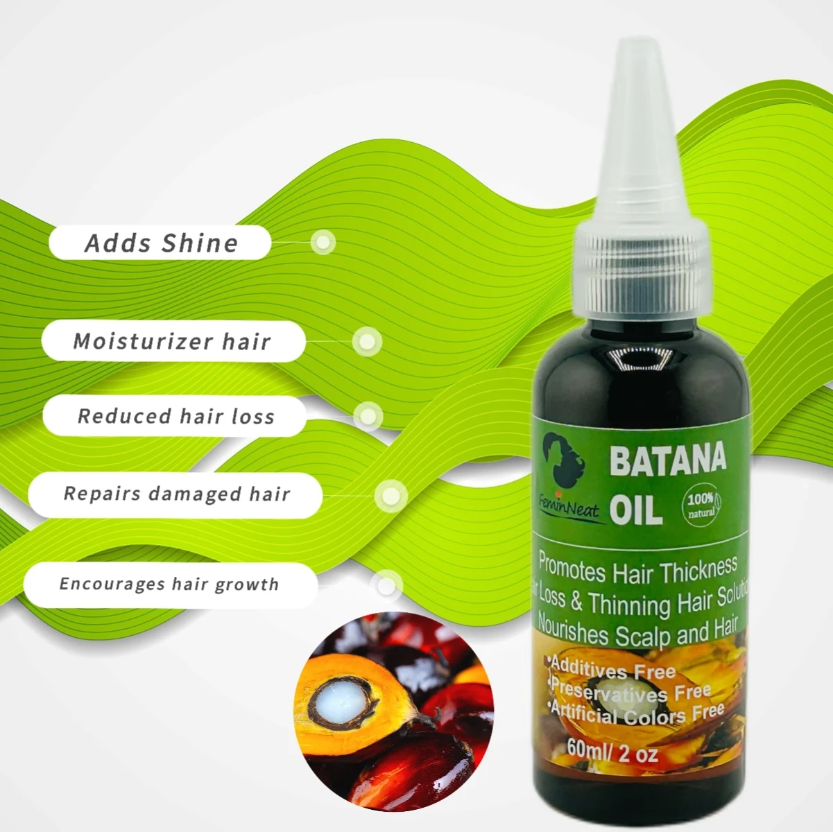 ODM 100% Natural Organic Batana Oil for Promotes Hair Wellness for Men & Women Enhances Hair & Skin Radiance