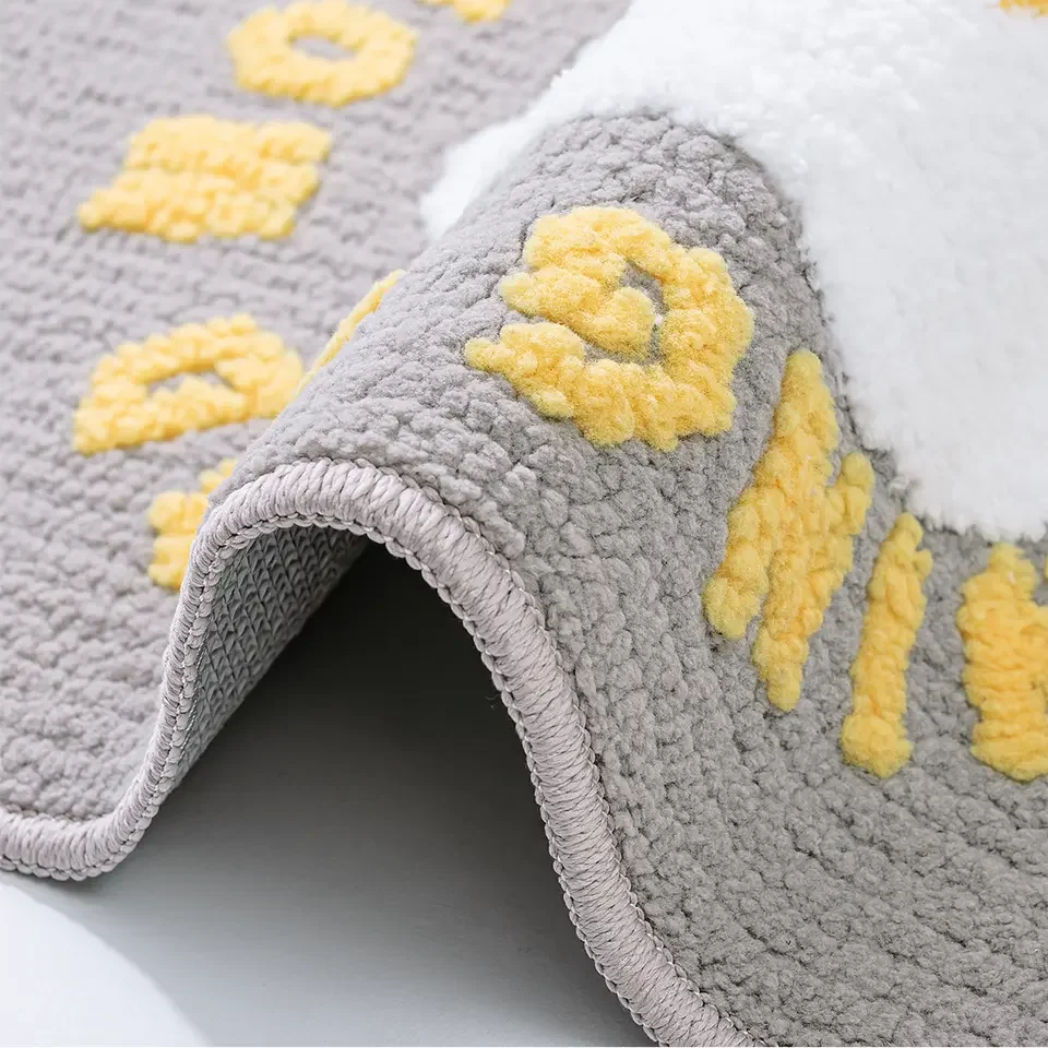 DADA customized colorful funny bath shower mat rug antislip bath mat