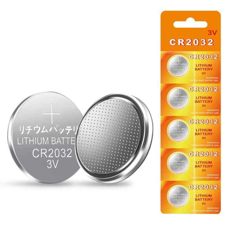 Factory wholesale CR2032 3V220mAh Button Battery 3V Button lithium battery Car remote control battery with blister packing