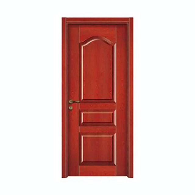 China Custom Modern Interior Plain White Hollow Core Flush PVC Bathroom Toilet Door Panels Wood Door