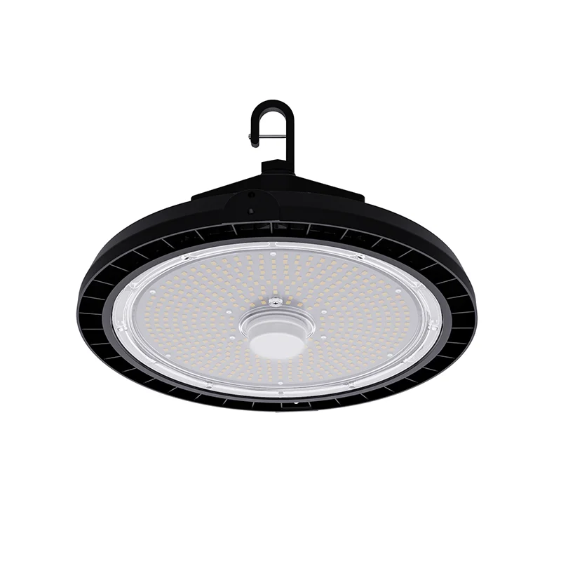 LED High Bay Light UFO DLC/ETL Listed Daylight 4000-5000K Sport Stadiums Industrial Warehouse Lighting IP65 150W Switchable