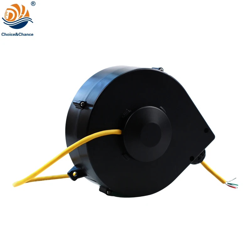 CAT5 CAT6 Spring Loaded Retractable sign Ethernet Cable Reel for TV