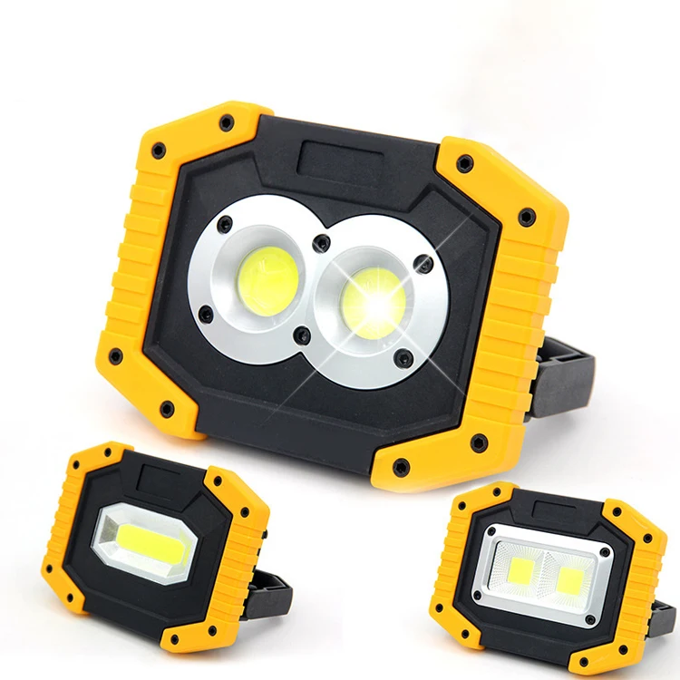 
Outdoor Emergency AA Battery COB Worklight Portable LED Work Light with bracket stand 