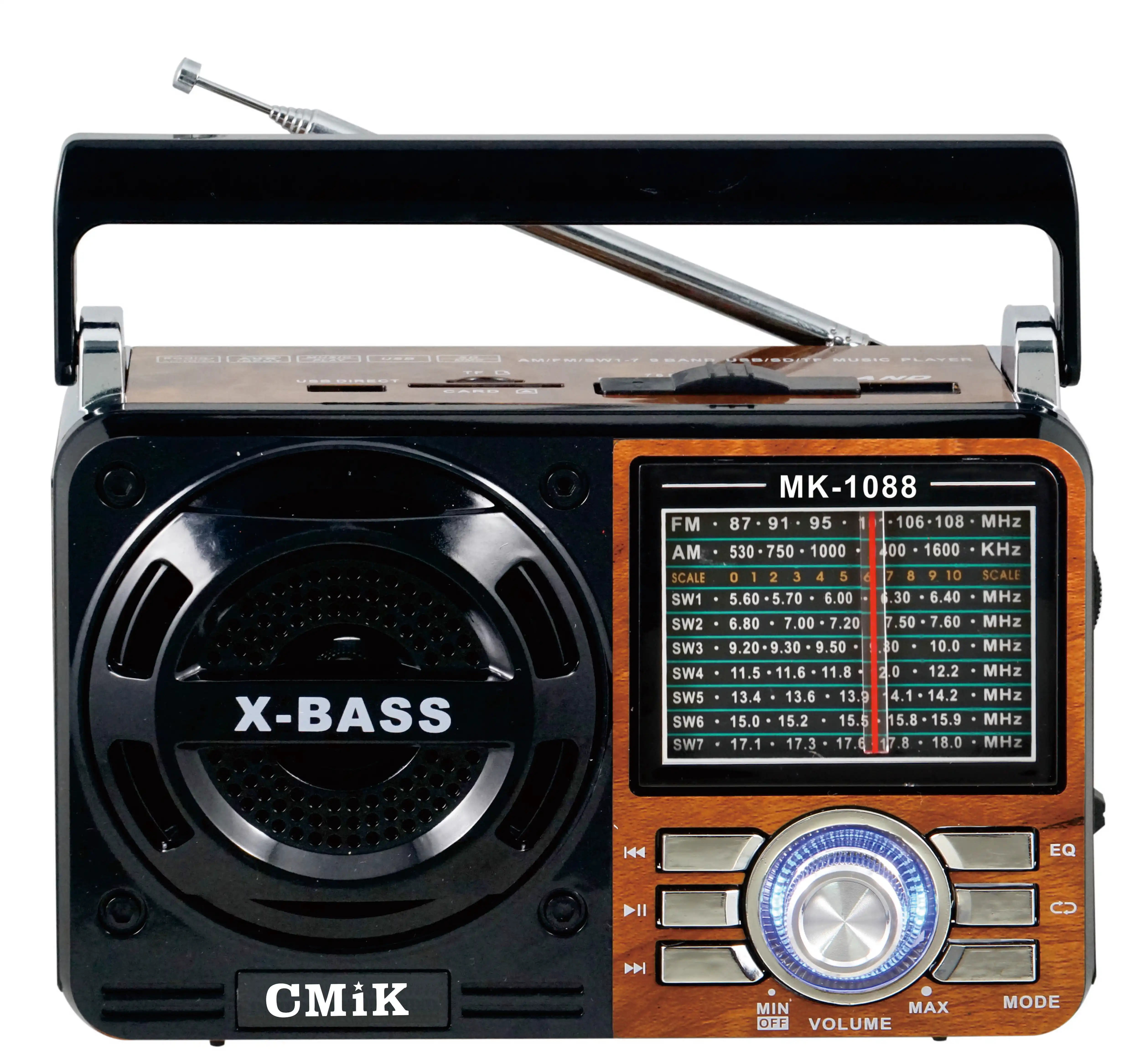 Cmik mk-1088 винтажный radyo USB SD TF карта ручной работы mp3 домашнее