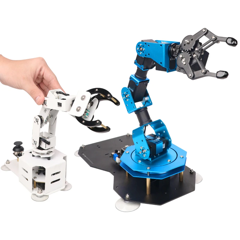 ESP32 Robot Arm Kit 6DOF programming Robot arm strap Handle PC software and APP control strap tutorial Robot arm for eduction
