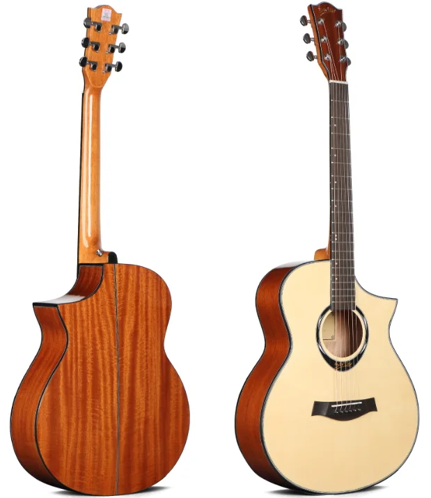 Hot selling Deviser L-620 spruce+mahogany high quality 40 inch acoustic guitar for wholesale popular guitar factory accept OEM