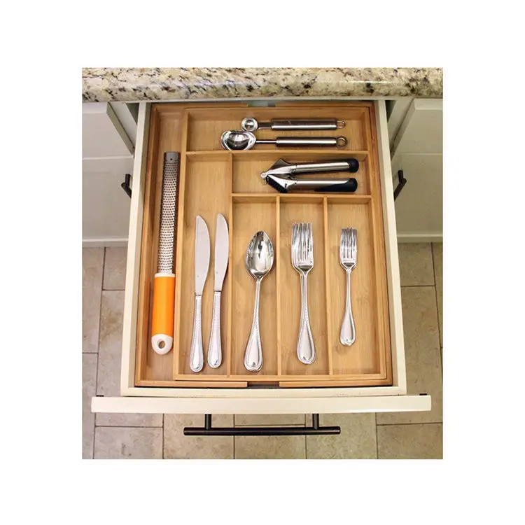 Kitchen Tableware Drawer Utility High Quality Domestic Cabinet Built-in Partition Organizer