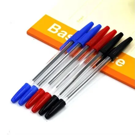 1.0mm Ball Point Pen Biros Red Blue Black Classical Appearance Fit For School Students Office pens