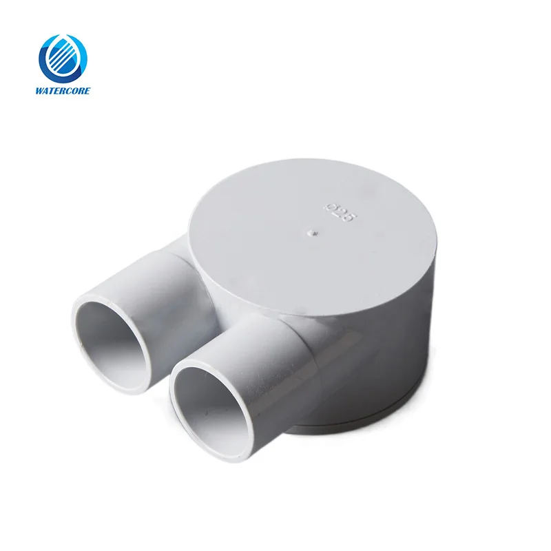 AS/NZS2053 Standard High Quality Electrical Piping Systems PVC Conduits and Fittings 20mm Junction Box U Way for Electrical