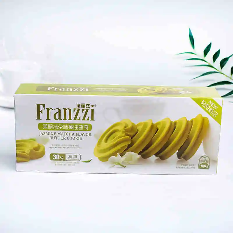 Новое Классическое печенье Franzz1 серии сливочное с различными вкусами хрустящее 100 г