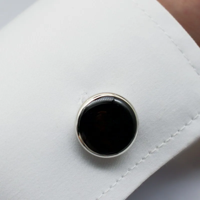 2024 new boyi   Amazon Hot Sale Classical Mens Cufflinks and Studs Set Tuxedo Shirts for Business Wedding