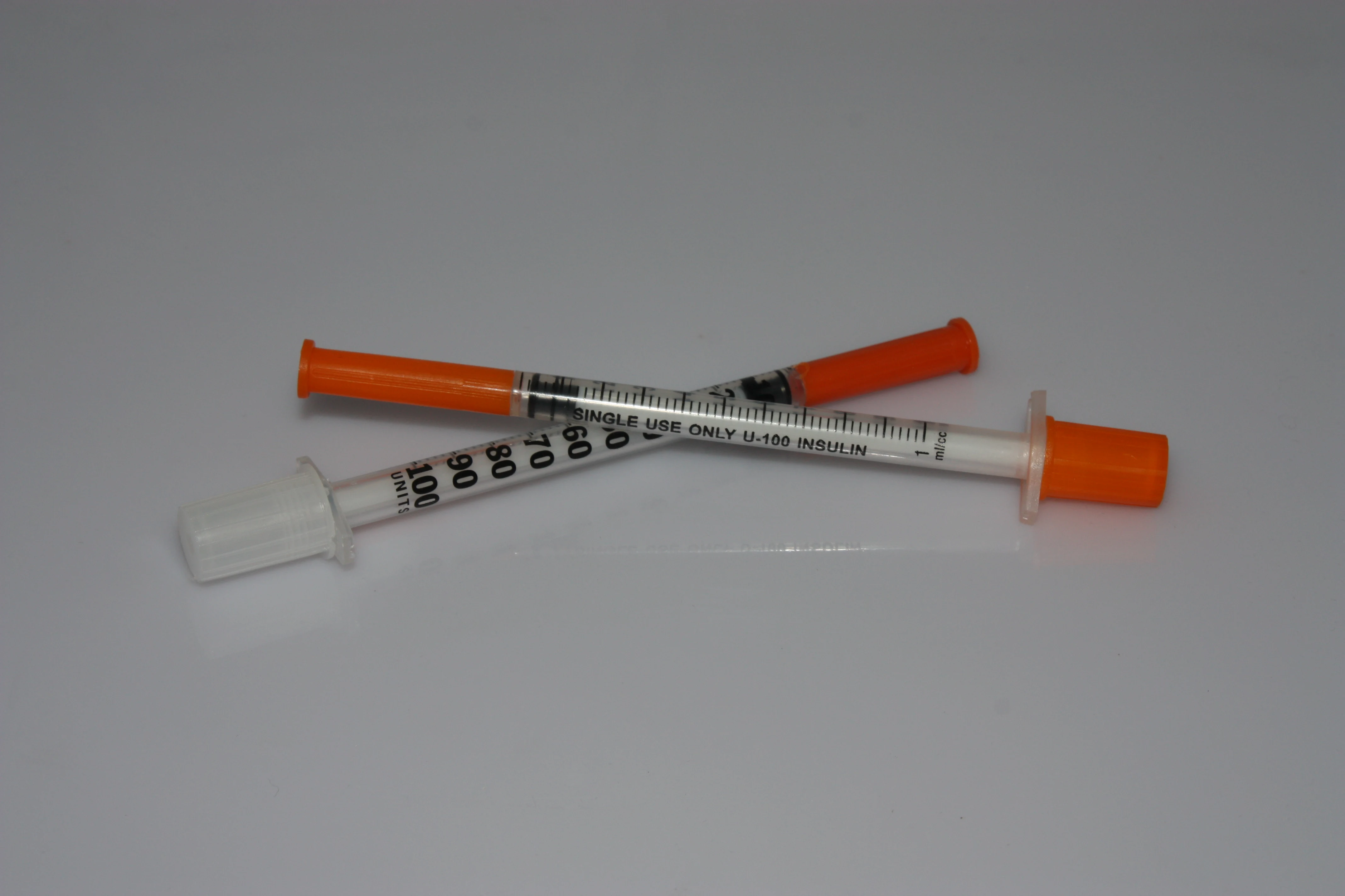 MedtPoint Sterile Insulin Syringe 1ml 1cc U100 U40 For Single Use 100pcs Per Box