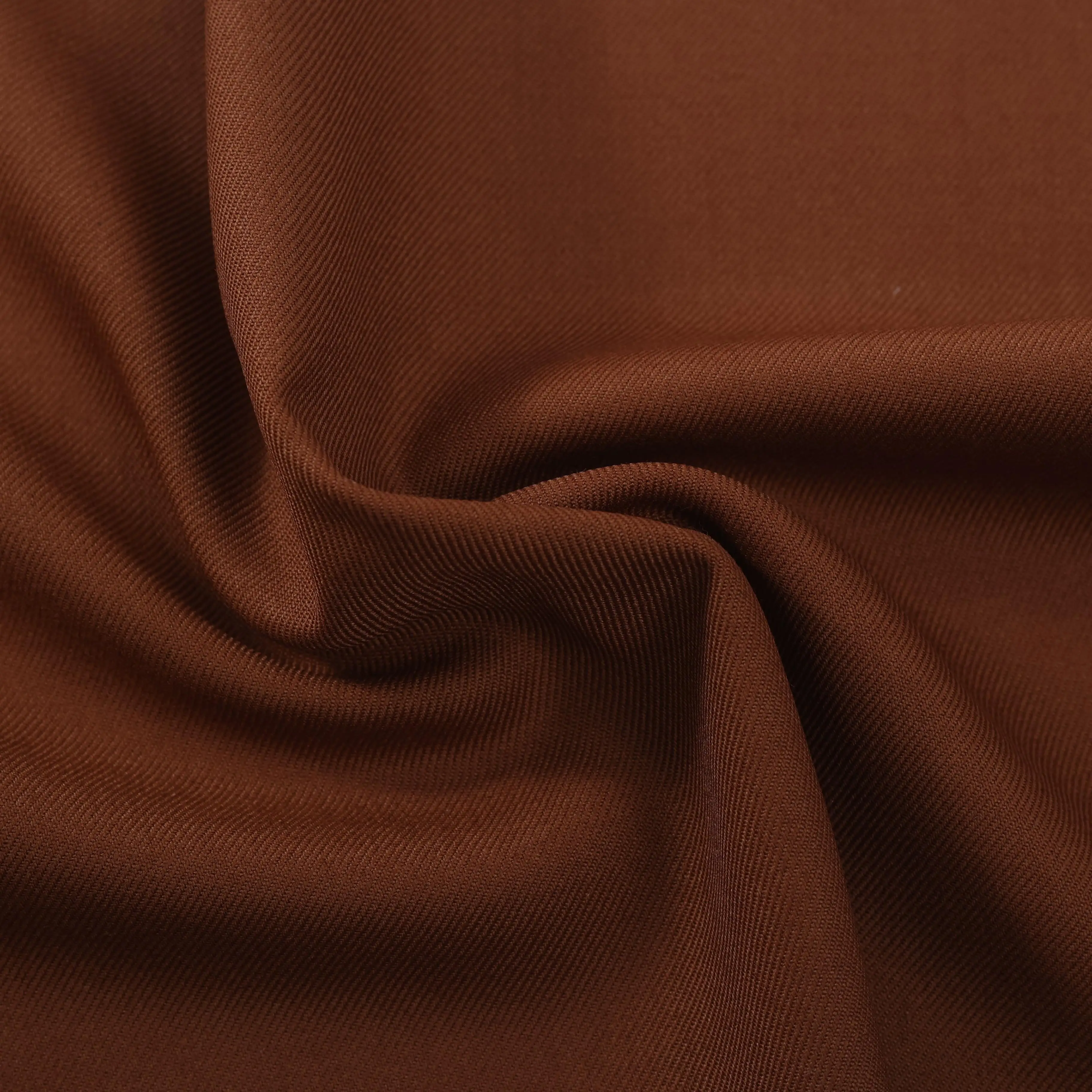 Direct factory price cheap wool fabric Breathable women suit Plain Dyed style wool polyester fabric