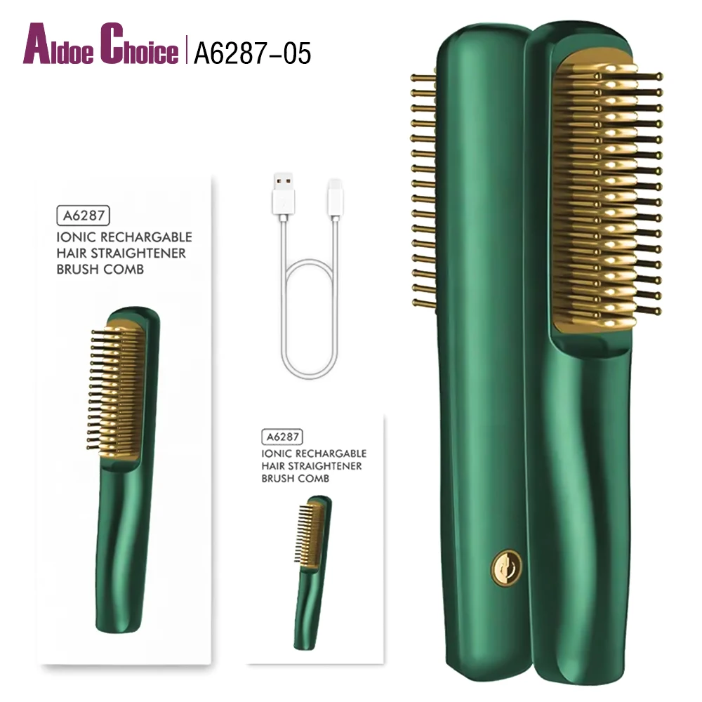 2023 электрический беспроводной выпрямитель для волос