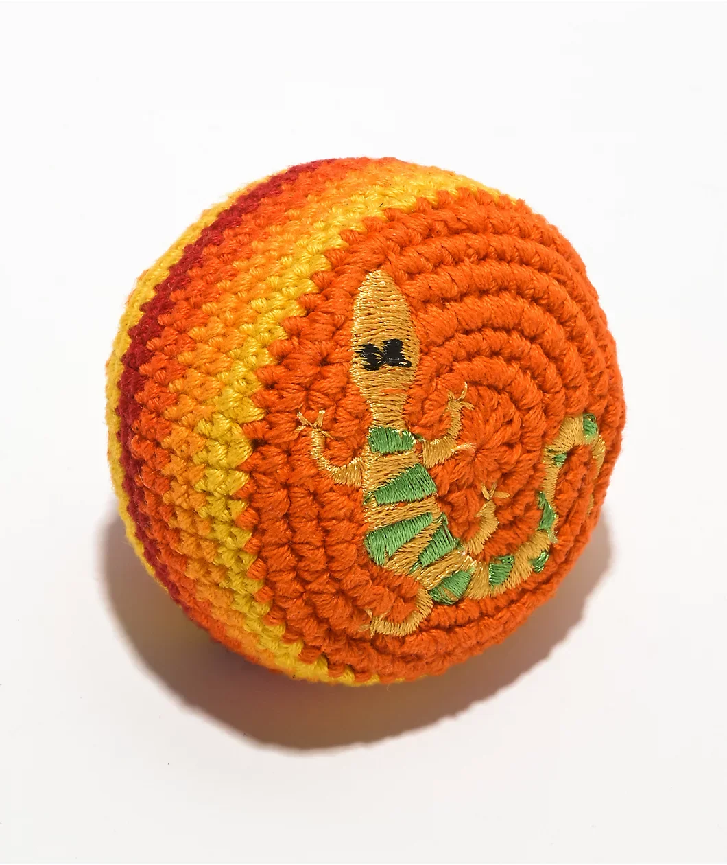 Wholesale promotion toys orange cotton knitted kids adult logo print customized kick ball footbag hacky sack juggling ball