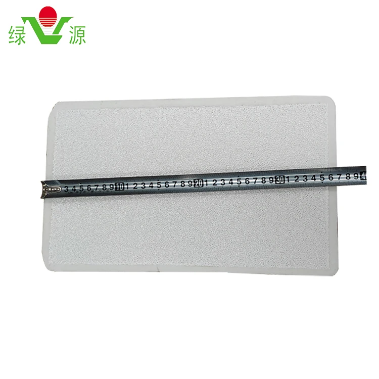 Make in China alumina honeycomb ceramic foam filter plate for For aluminum water filtration