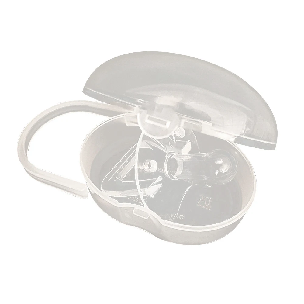 China Hot Selling Promotional Round Head Pacifier Silicone Feeding Baby Pacifier Nipple With PP Box