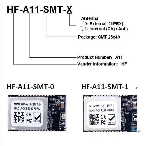 HF-A11-SMT-0 WIFI MODULE