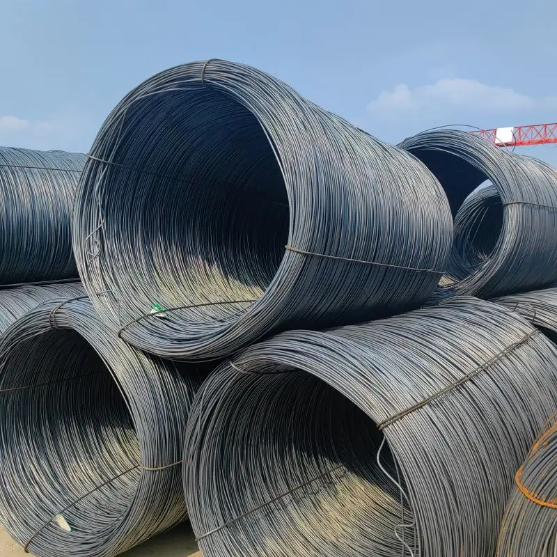 OEM High Carbon Bright Steel Wire 5.5mm 6.5mm 8mm Nail Making High Carbon Steel Wire Rod 72b Hot Rolled Carbon Steel Wire Rod