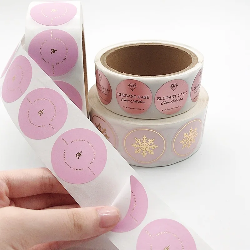 Производитель изготовленный на заказ водонепроницаемый частный бренд печать логотип клейкие рулонные наклейки для упаковки свечей этикетки