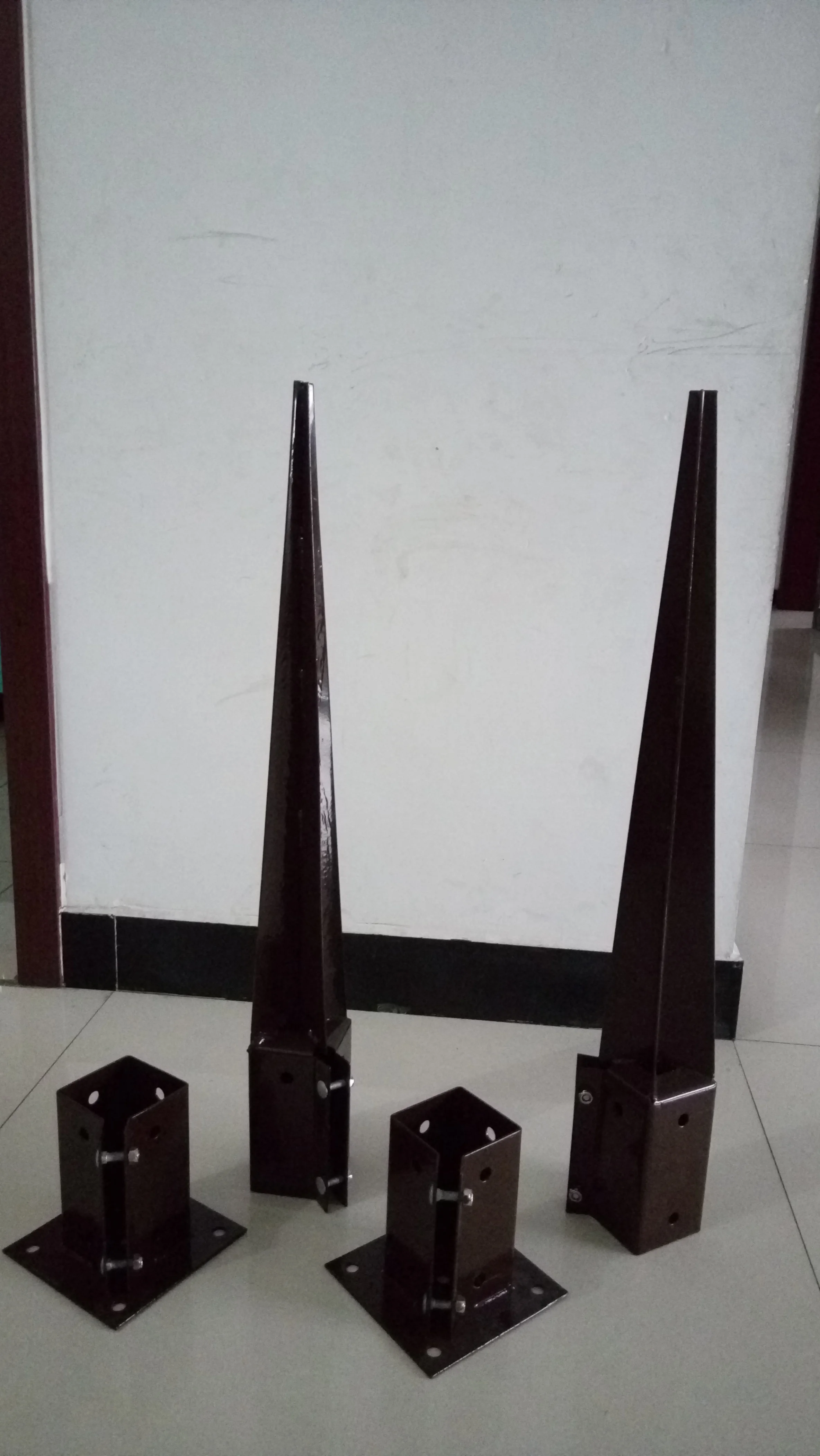 Fence post anchor ground spike factory pole anchor