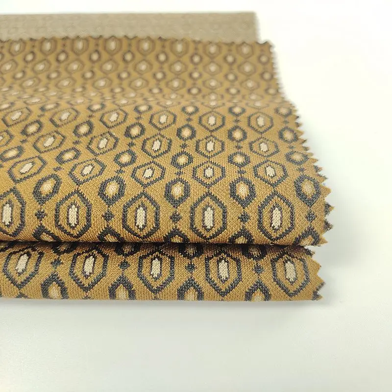 Китайское производство Модная трикотажная жаккардовая ткань из полиэстера нейлона и спандекса для одежды топов