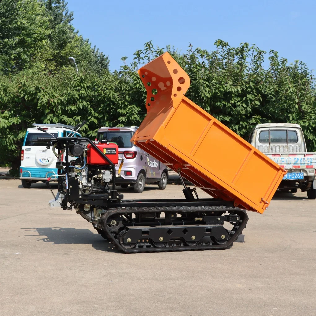 hydraulc dumper crawler type forest log transport tractor