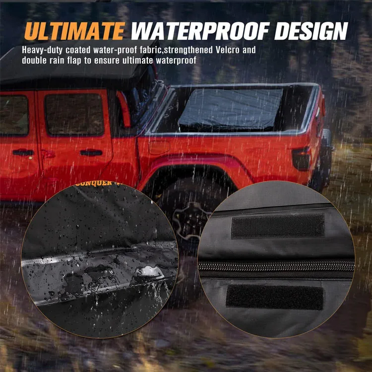 Heavy Duty Storage Bag Truck Cargo Bag 25.5 Cubic Feet Waterproof Truck Bed Bag For Any Truck