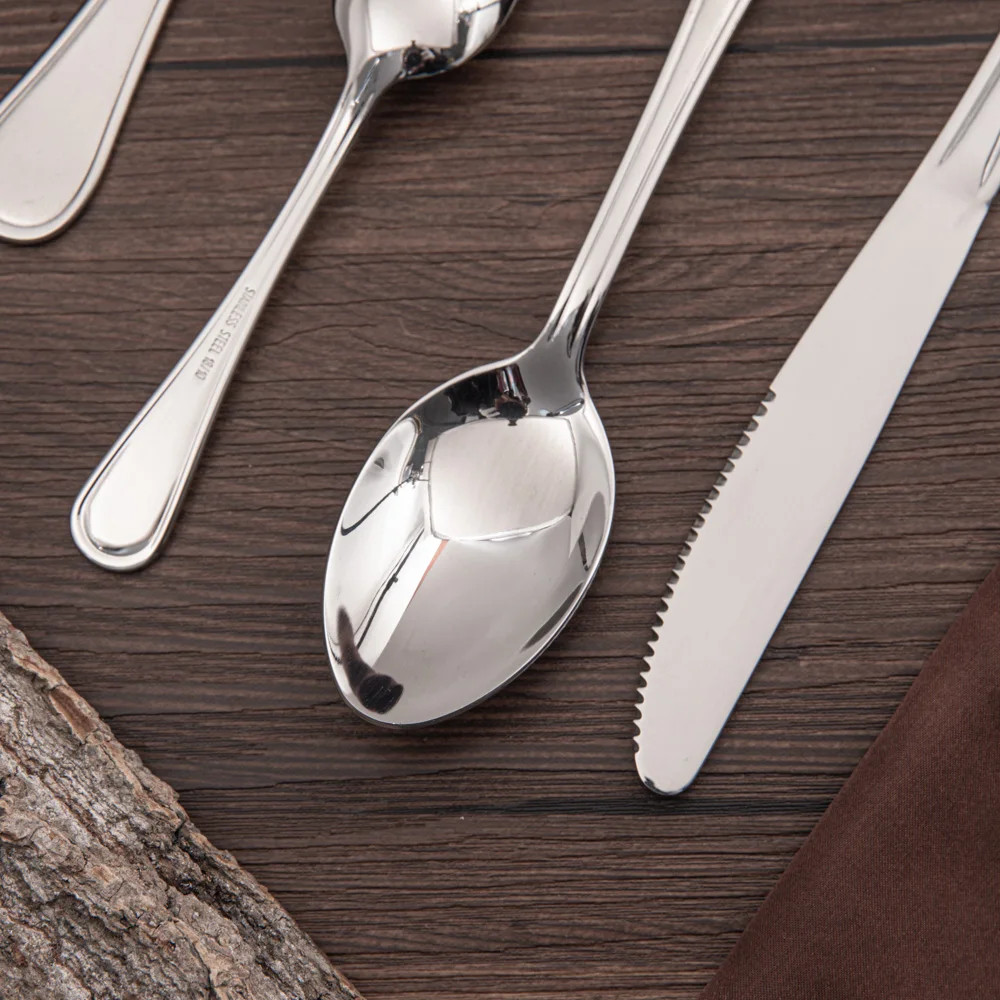 Wholesale 16pcs combo bulk flatware flatware set 18/0 restaurant elegant cutlery set for wedding