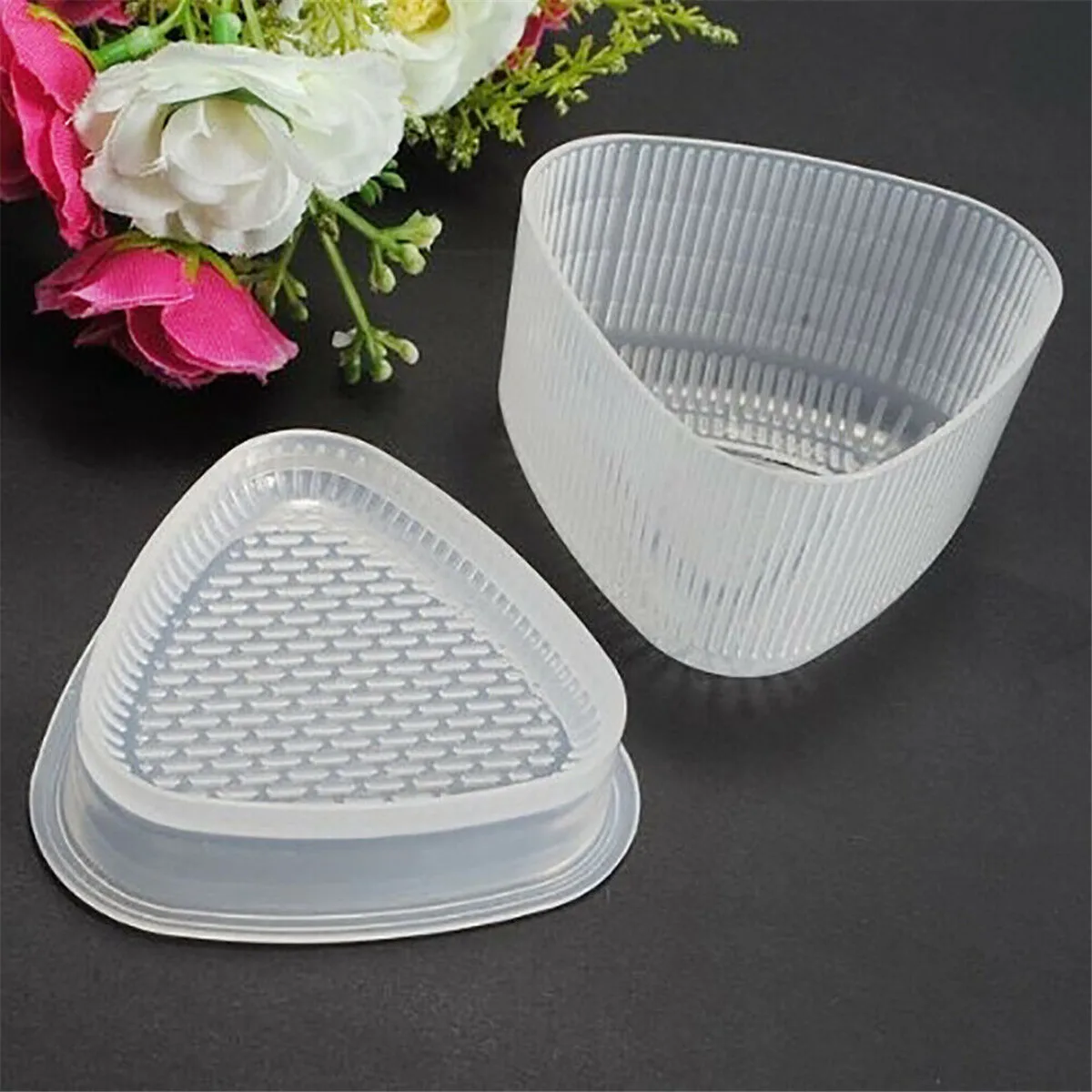 Meat Floss Onigiri Rice Ball Bento Press Flower Petal Bear Heart Triangle Form Sushi Mould Maker Container DIY Tool