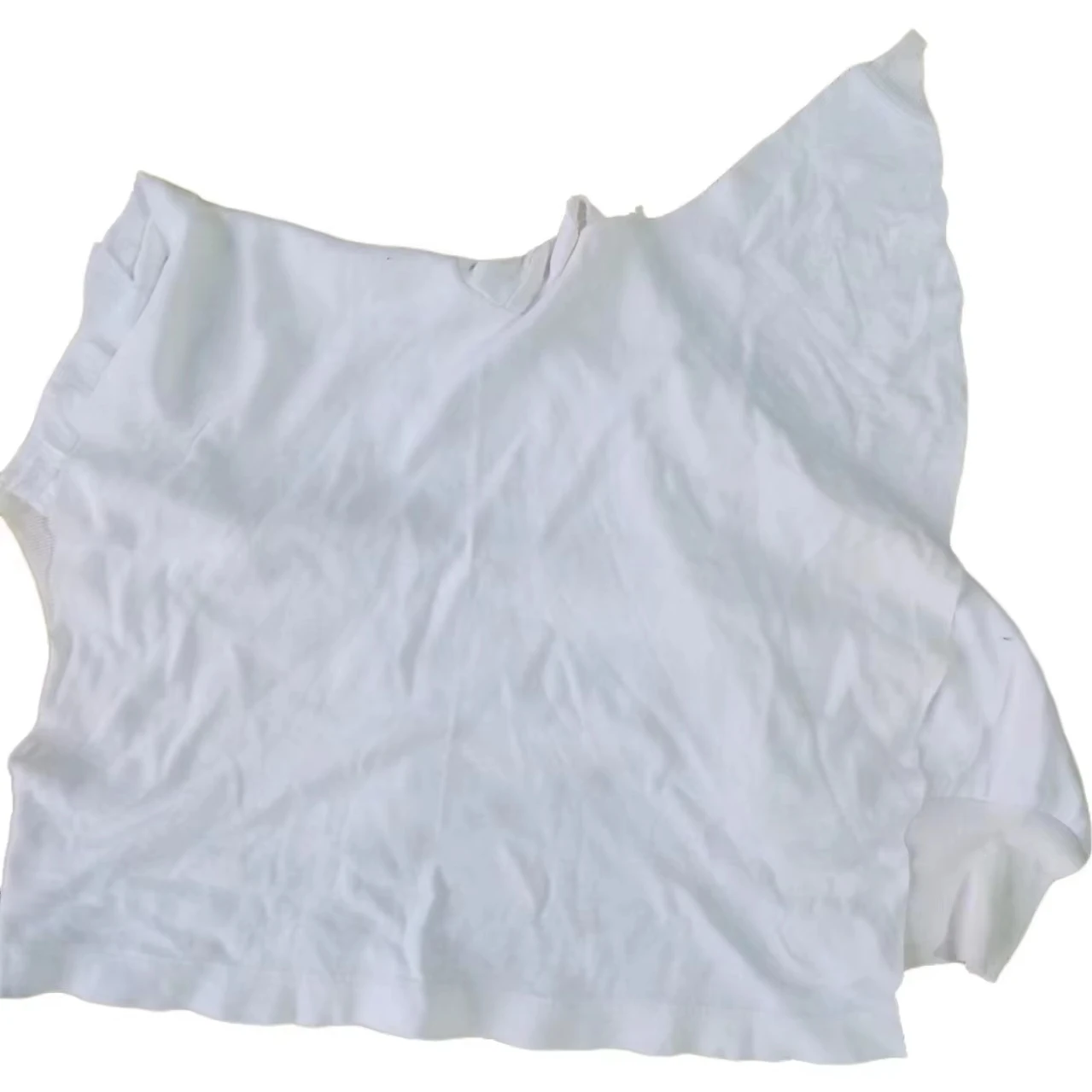 Hot Selling 100% Cotton Pure White T-Shirt Rags Industrial Wiping Cloth Available in 10KG 25KG and 100KG Packs