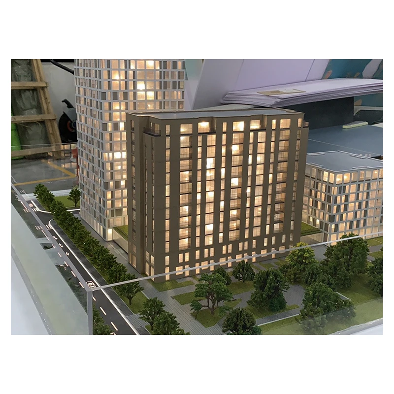 School residential building models modern design landscape architectural scale models for sale