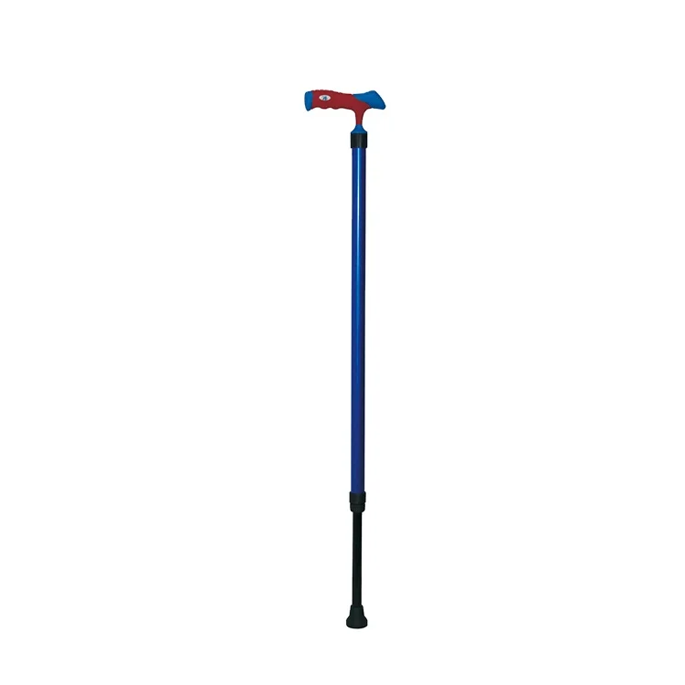 kaiyang KY9288L Adjustable and Lightweight Aluminum Cane Single Point Walking Stick with Rubber Handle and Tip