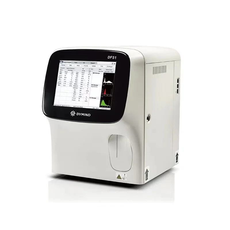 DF51 10.4 Inch Small Blood Cell Counter Dual channel 5-Part Intelligent Automated Hematology