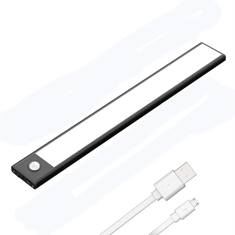 
LED Stick-Anywhere Smart Closet Cabinet Stair Hallway USB Rechargeable Motion Sensor Auto Night Light 