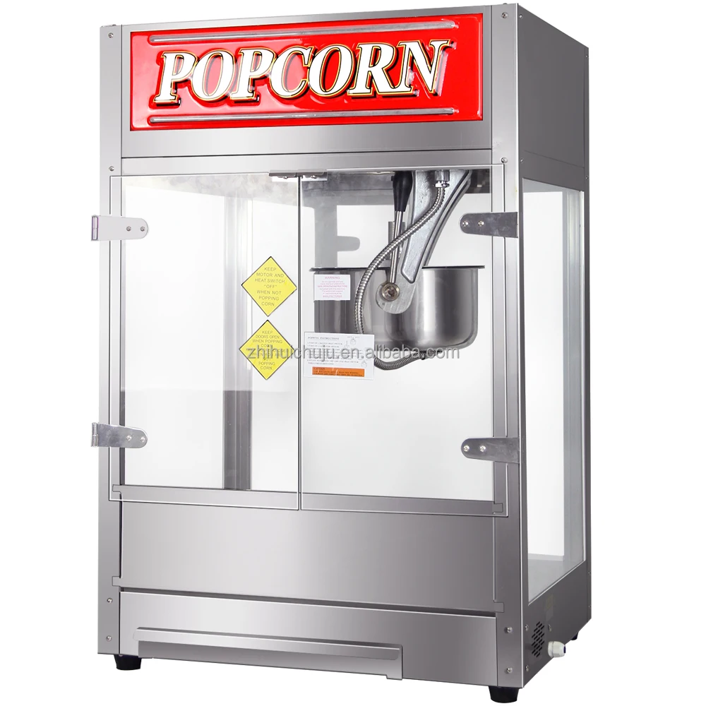 High Quality Stainless Steel 16OZ kettle corn popcorn machine for sale Industrial popcorn maker machine