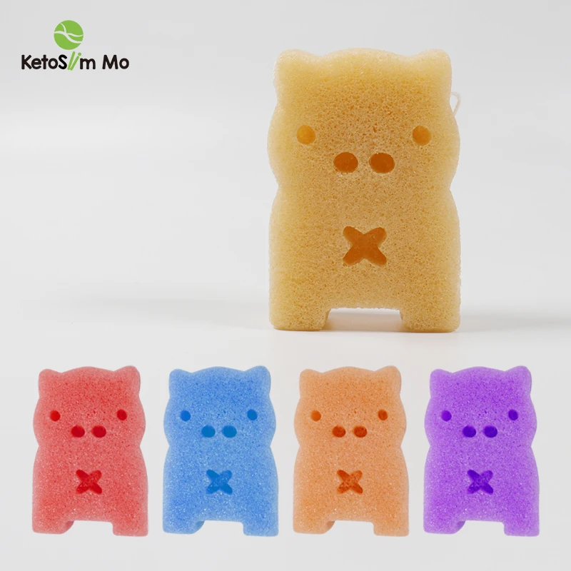 Ketoslim Mo WHolesale High Quality Natural Facial Organic Body Bath Konjac Sponge For Women