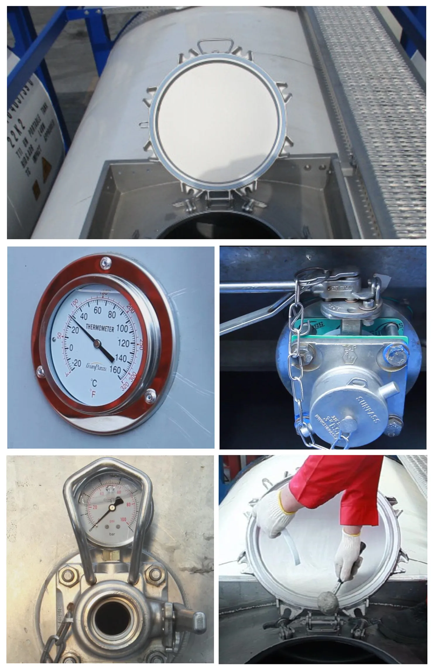 Bottom Discharge- DN80 BSP Discharge Ball Valve for ISO Tank Container Spare Parts From Sunpass